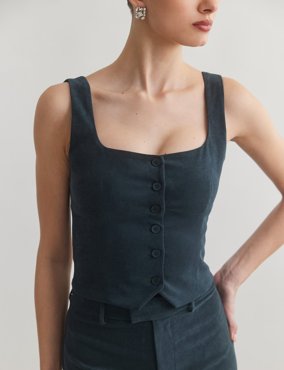 Γυναικείο βελούδινο κοτλέ τοπ