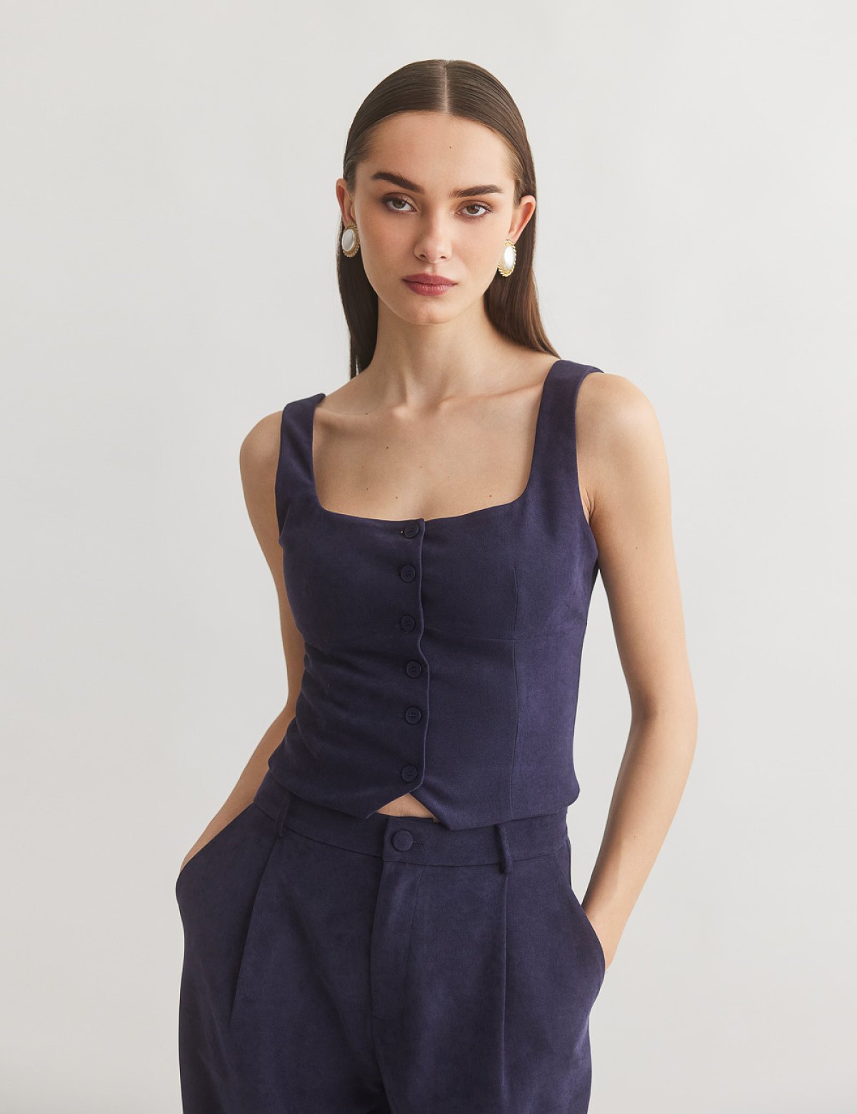 Γυναικείο βελούδινο κοτλέ τοπ