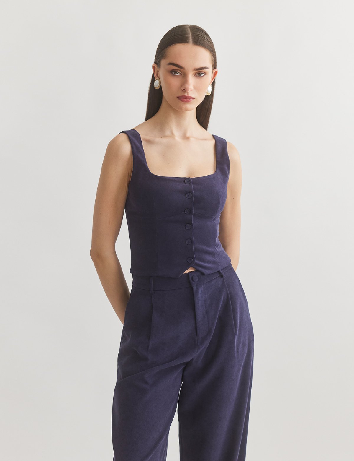 Γυναικείο βελούδινο κοτλέ τοπ