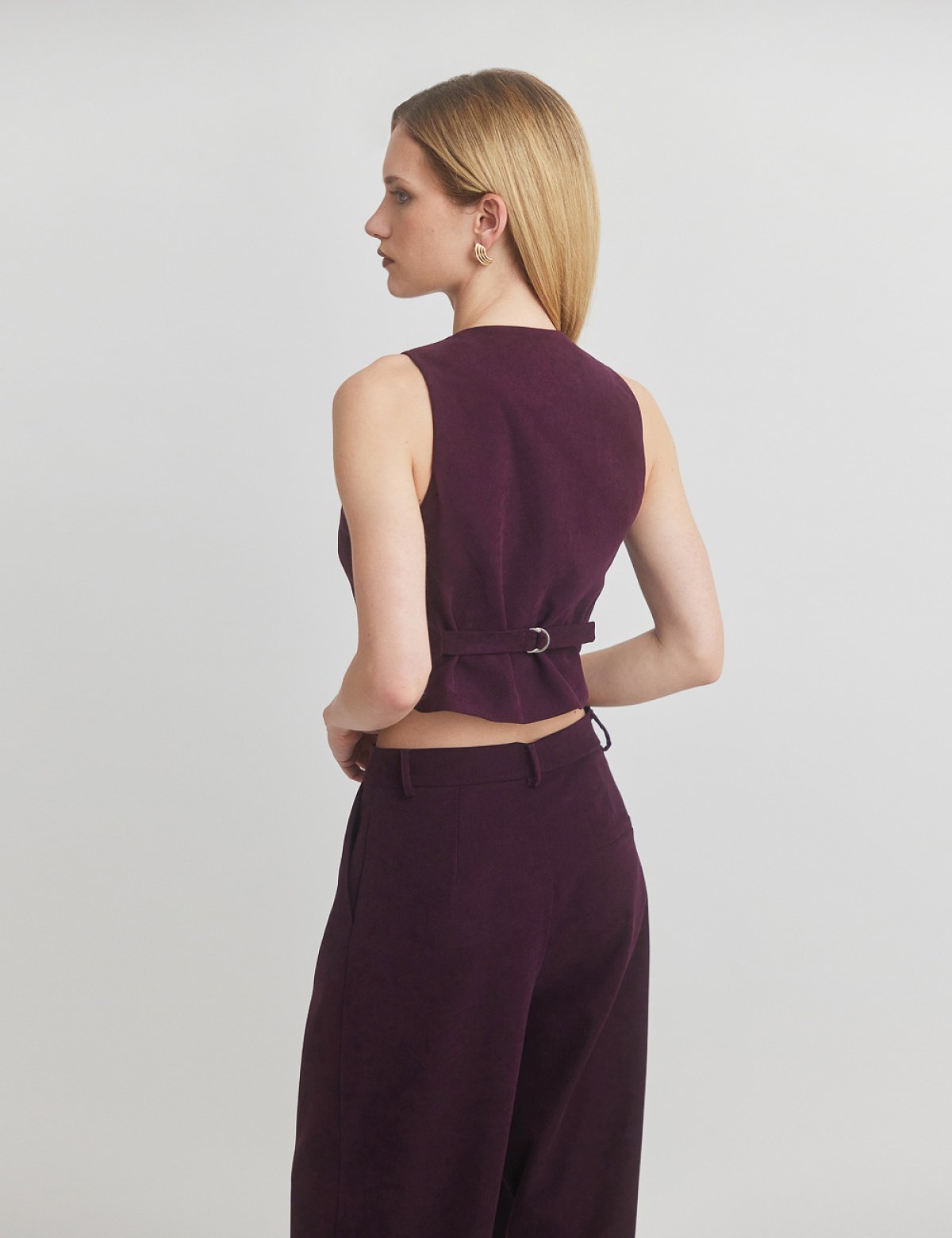 Βελούδινο κοτλέ cropped γιλέκο-26