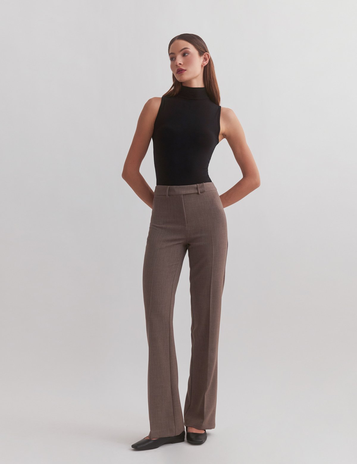 Straight trousers with crease-16