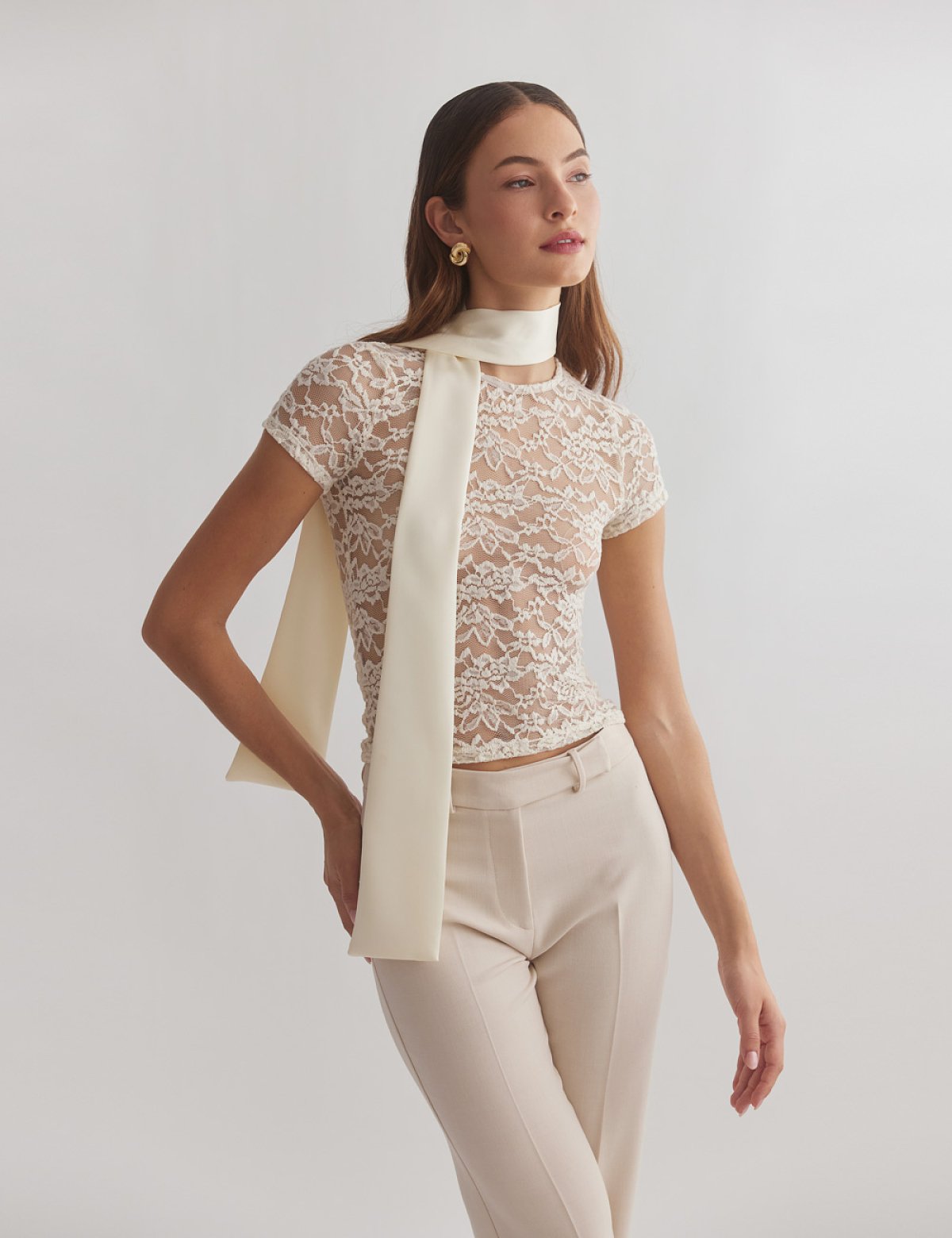 Γυναικείο σατέν μακρύ φουλάρι