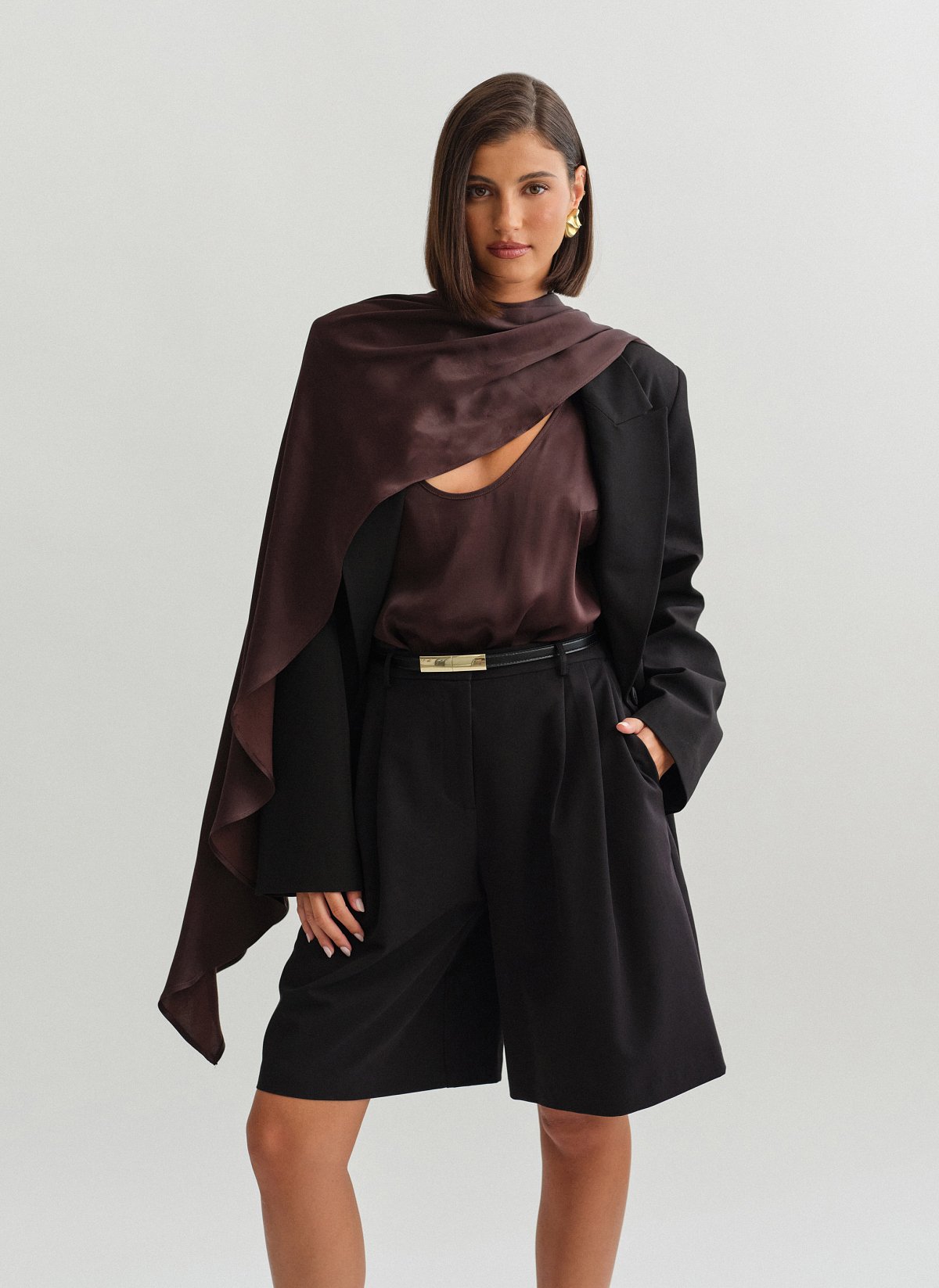 Basic oversized blazer-18