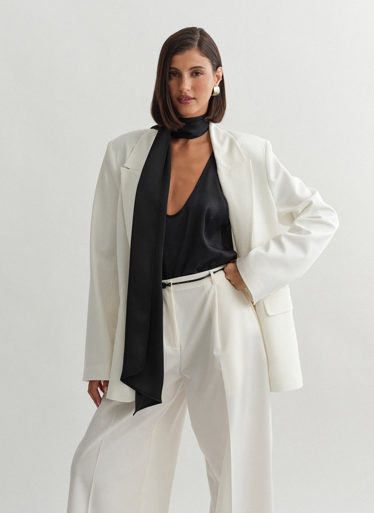 Basic oversized blazer-28