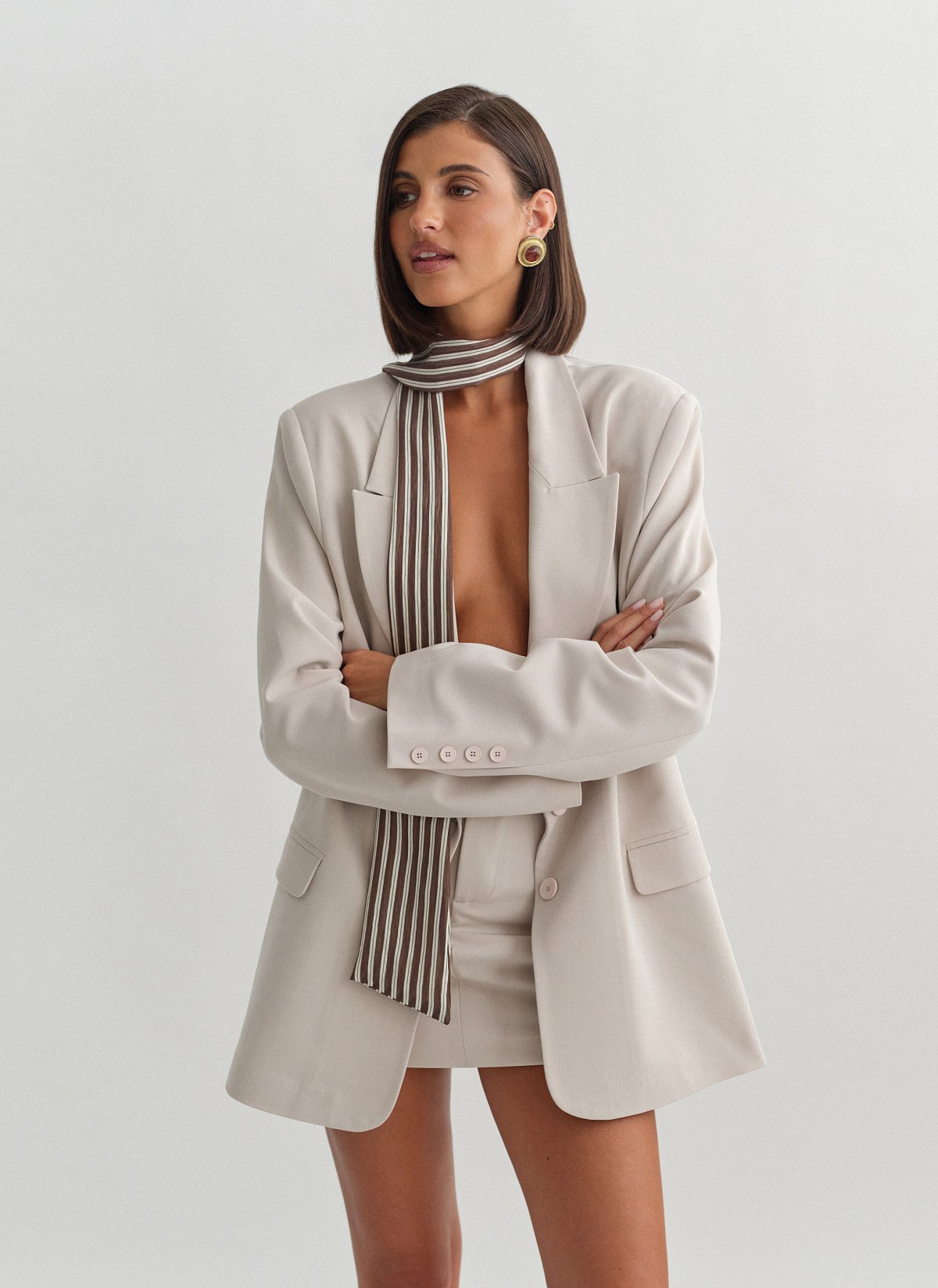 Basic oversized blazer-34