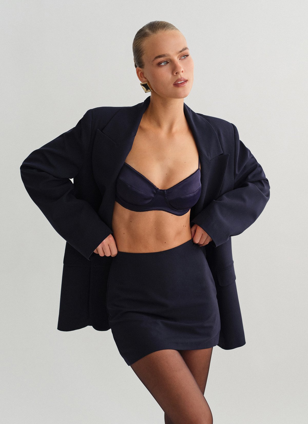 Basic oversized blazer-38