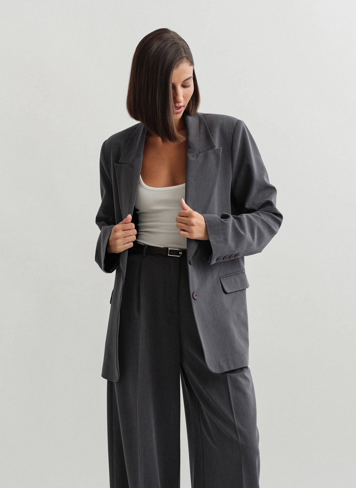 Basic oversized blazer-24