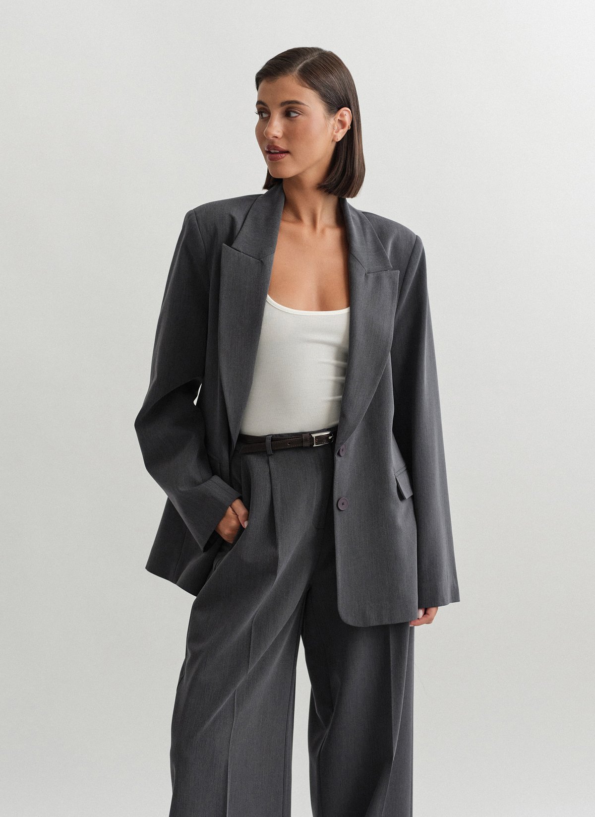 Basic oversized blazer-23