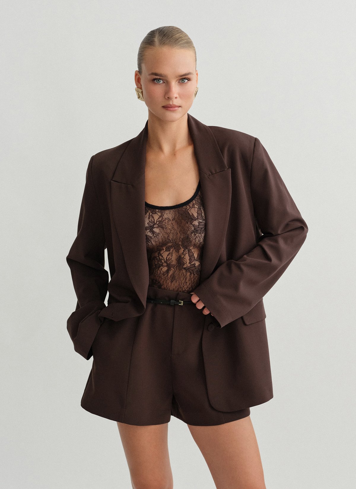 Basic oversized blazer-1