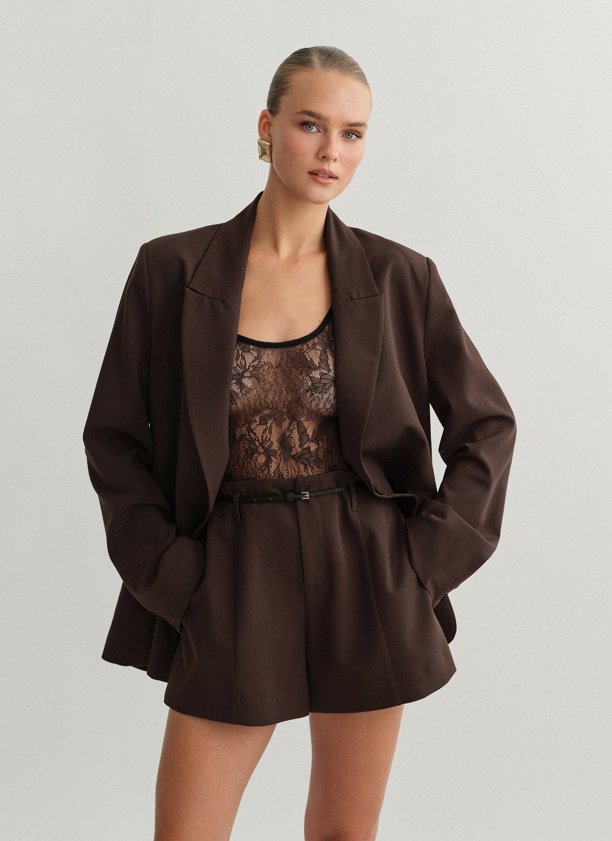 Basic oversized blazer-5