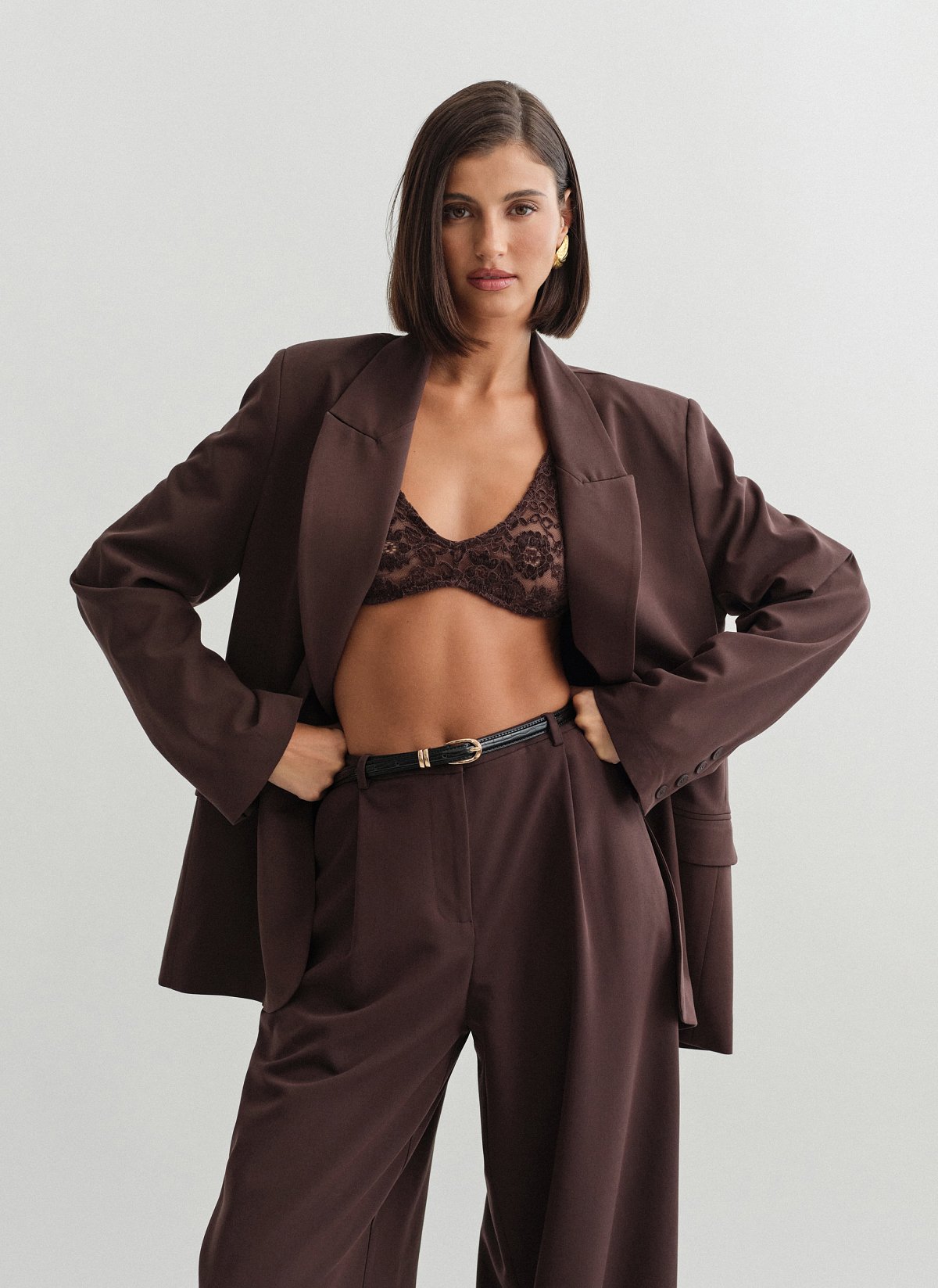 Basic oversized blazer-0