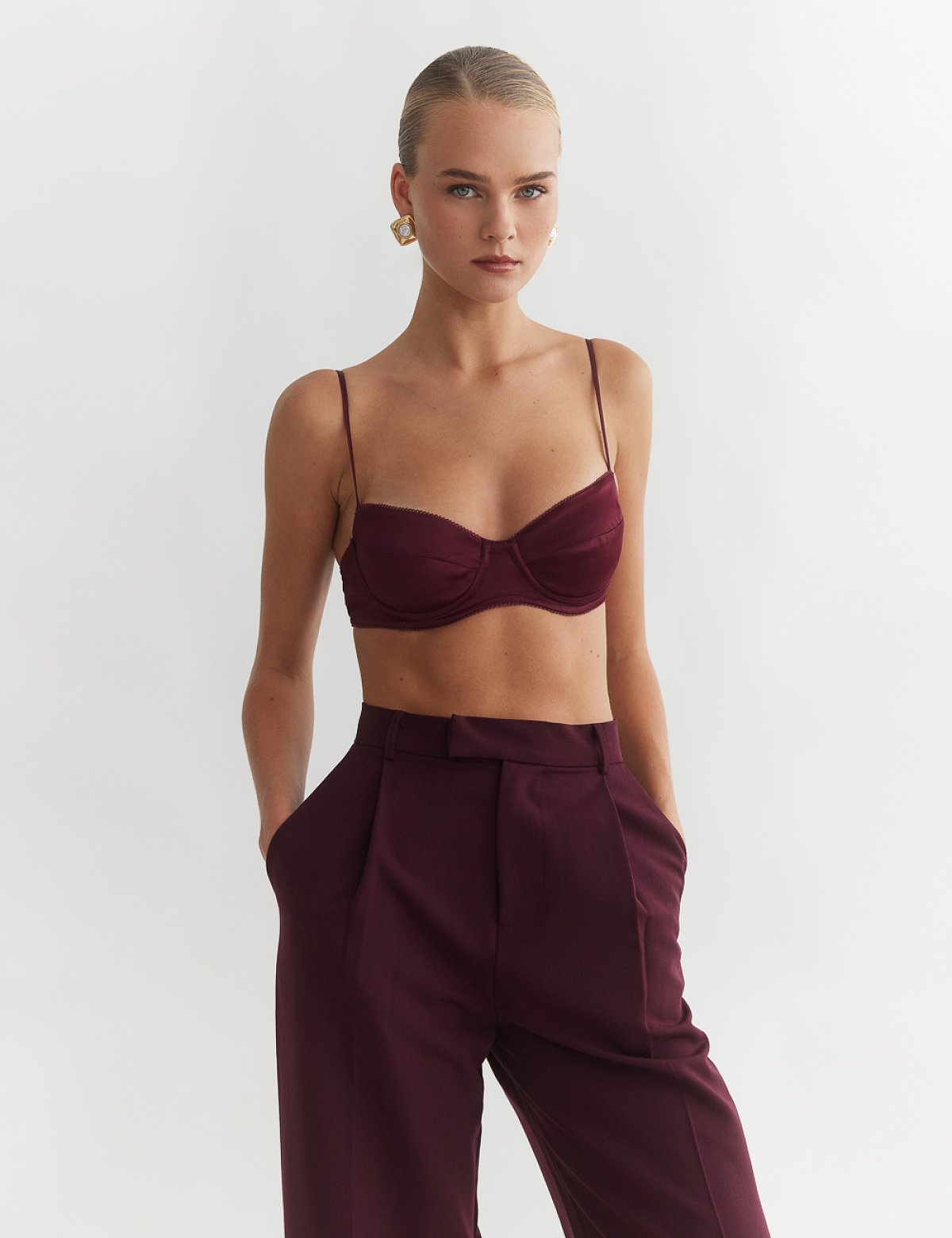 Γυναικείο bustier τοπ σατέν