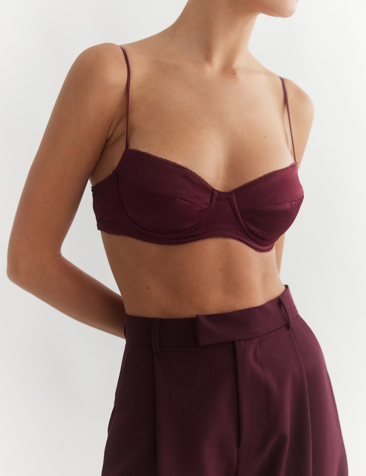 Γυναικείο bustier τοπ σατέν