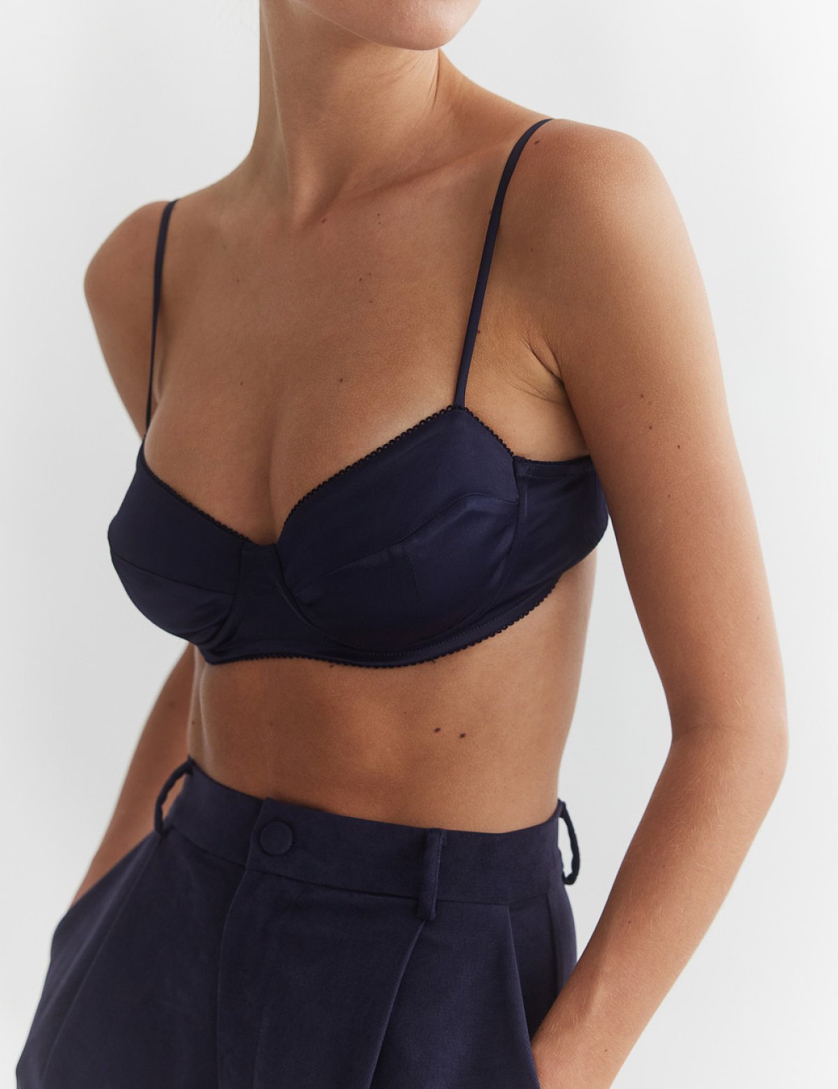 Γυναικείο bustier τοπ σατέν