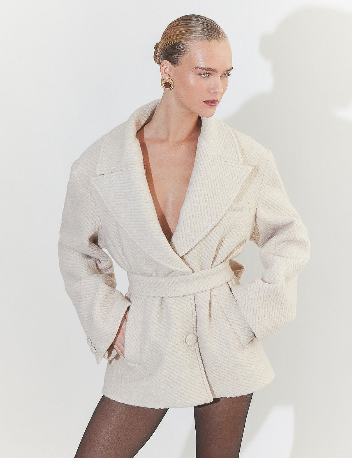 Παλτό με αποσπώμενη ζώνη-6