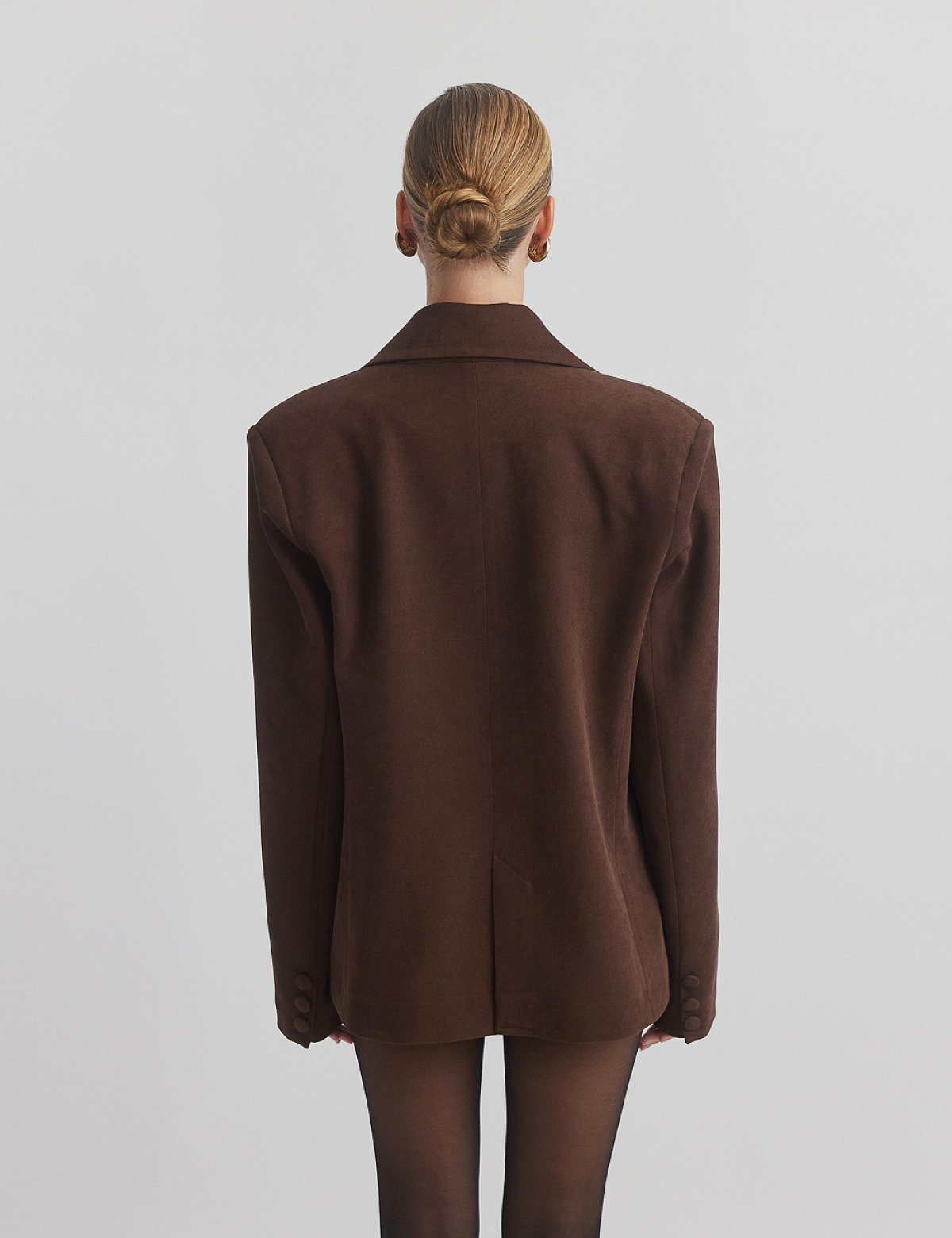 Velvet curduroy double-breasted blazer-17