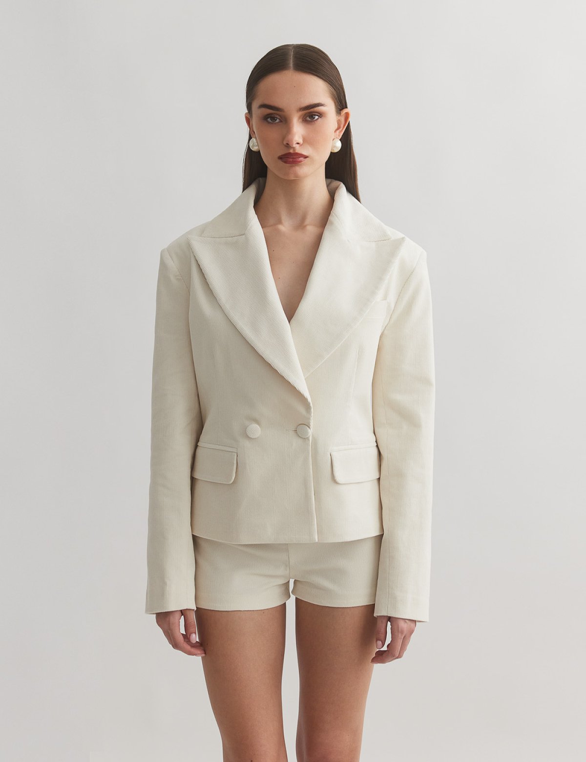 Κοτλέ σταυρωτό μπλέιζερ-17