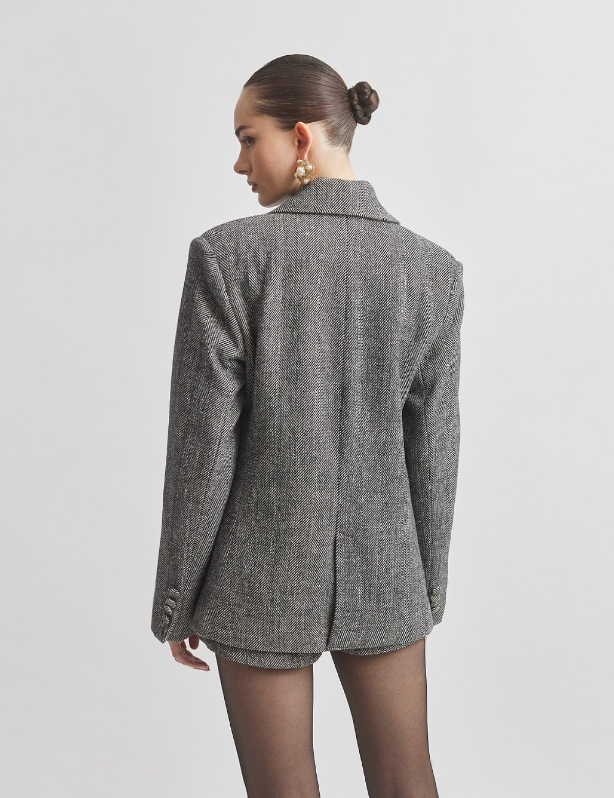 Μάλλινο σταυρωτό μπλέιζερ-9