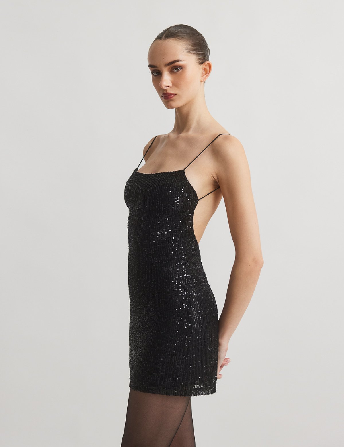 Μίνι φόρεμα παγιέτα-3