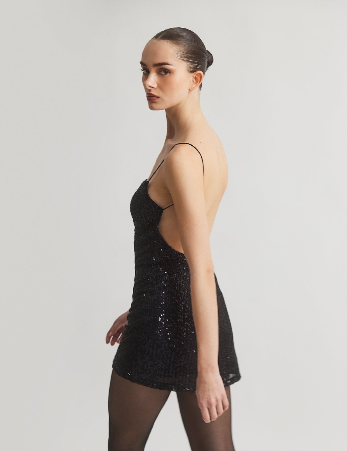 Μίνι φόρεμα παγιέτα-1