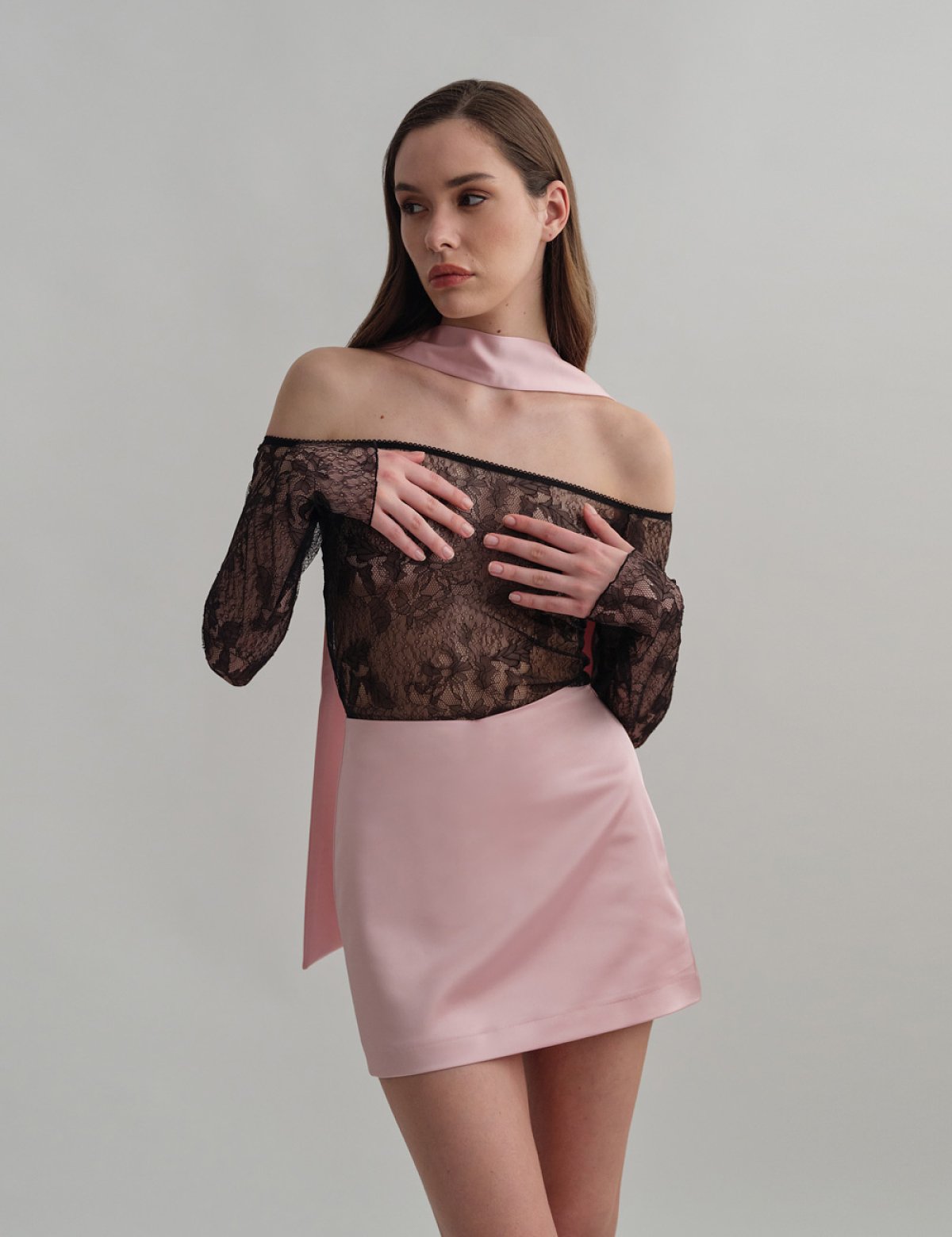 Σατέν παντελονόφουστα-1