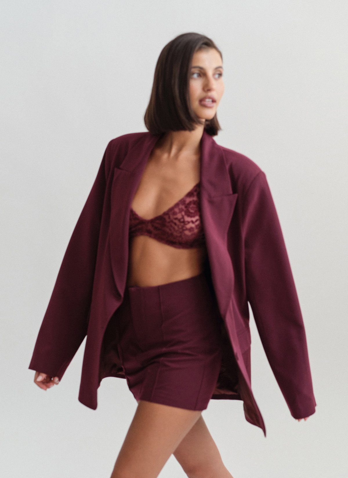 Textured skort with topstitching-21