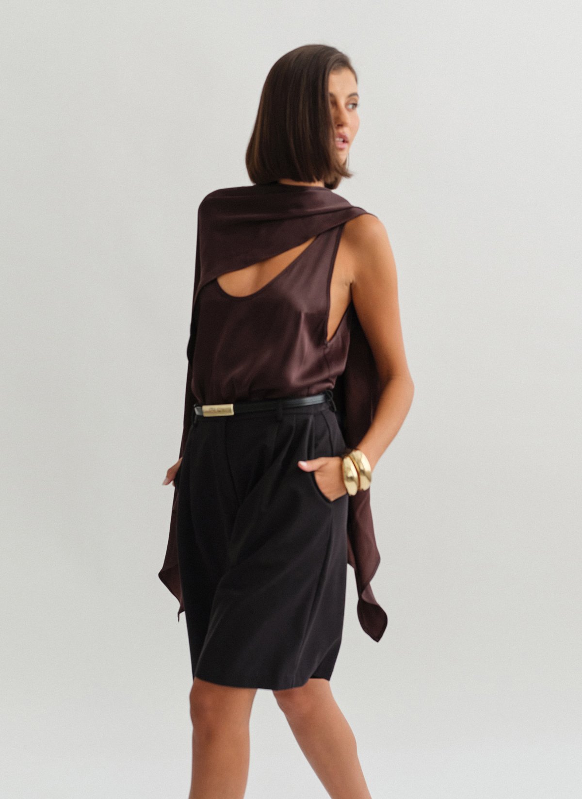 Textured bermuda shorts-9