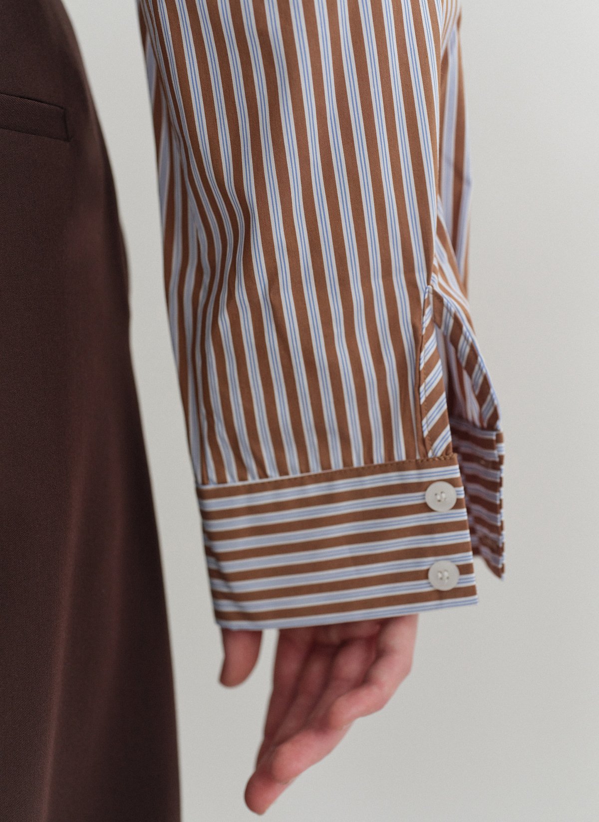 Γυναικείο oversized ριγέ πουκάμισο