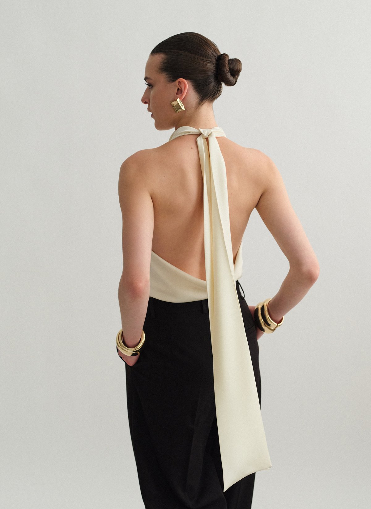 Σατέν halter τοπ-11