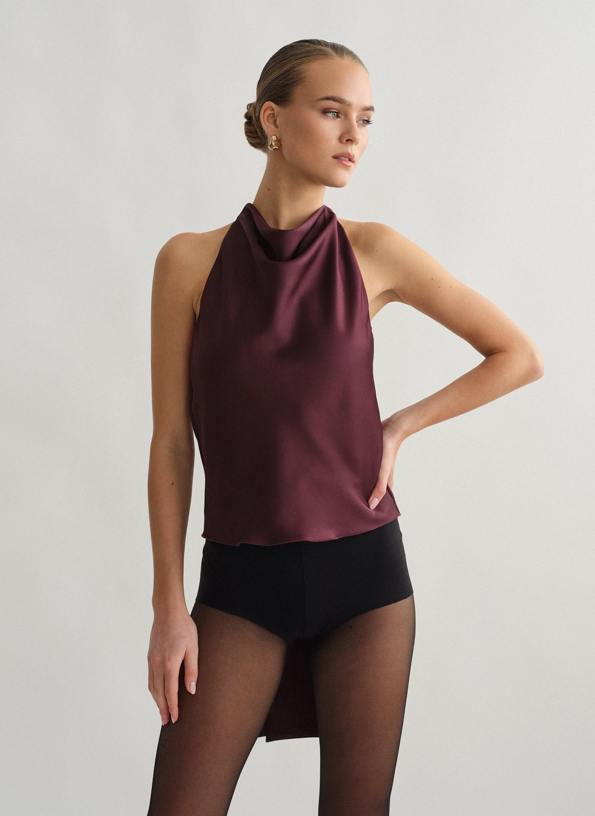 Σατέν halter τοπ-3