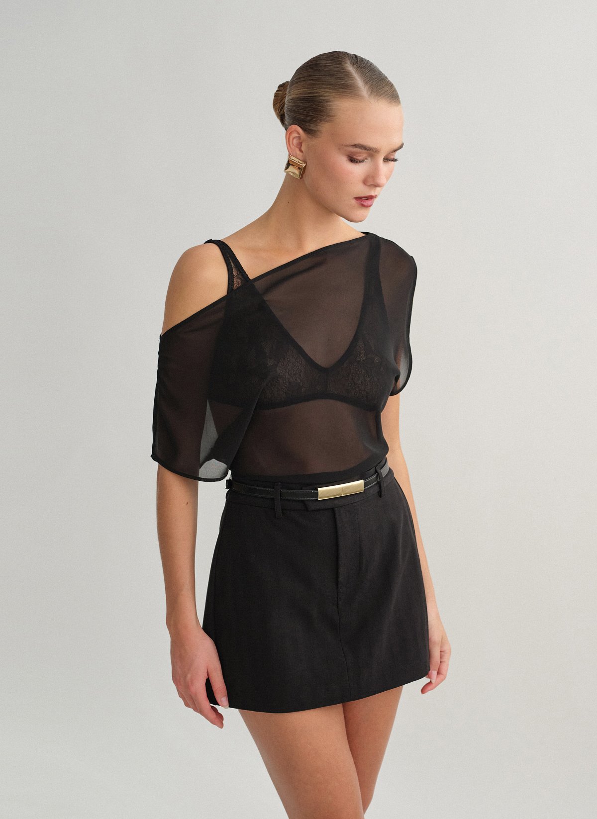 Skort with stripes-19