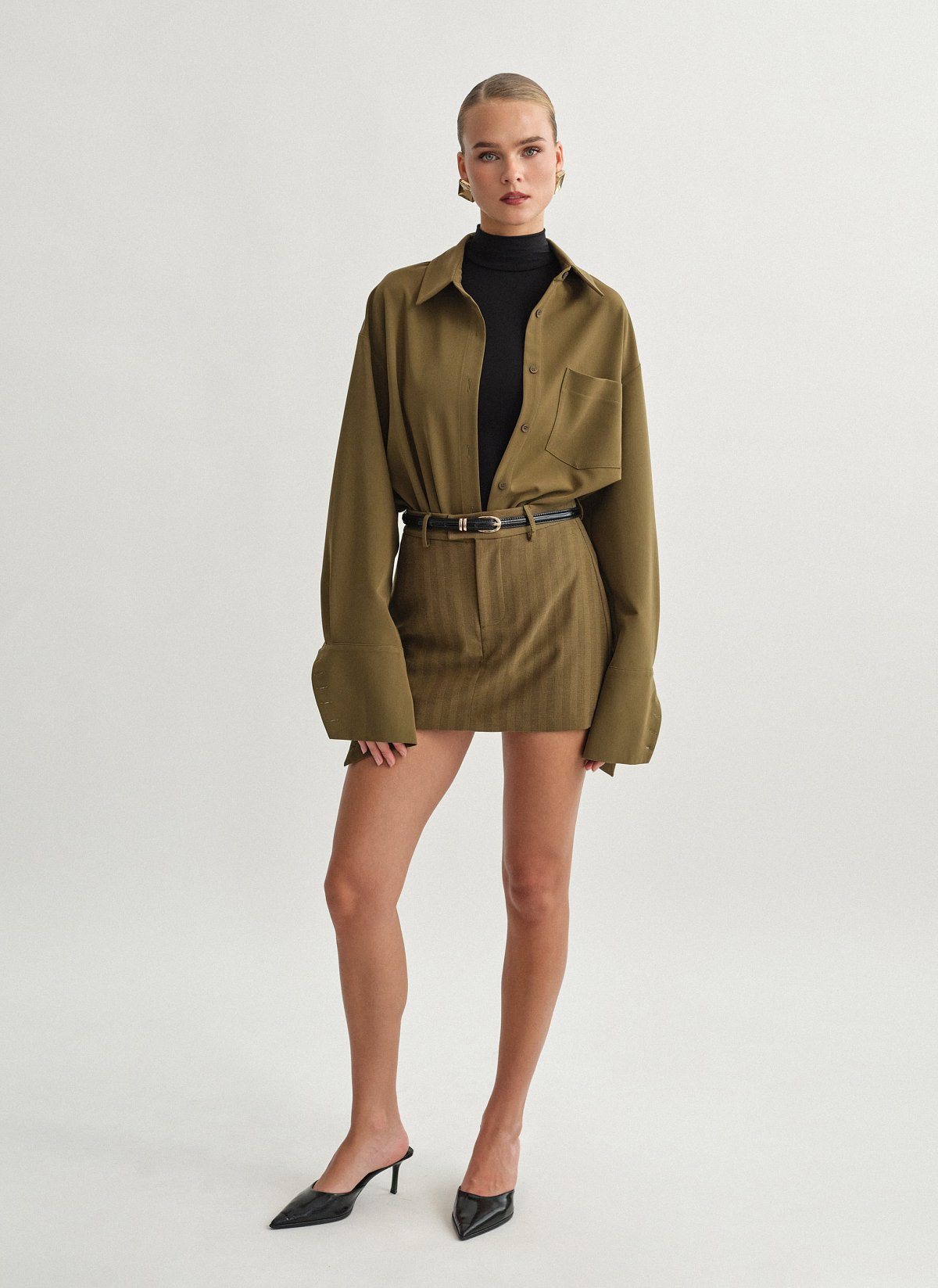 Skort with stripes-23