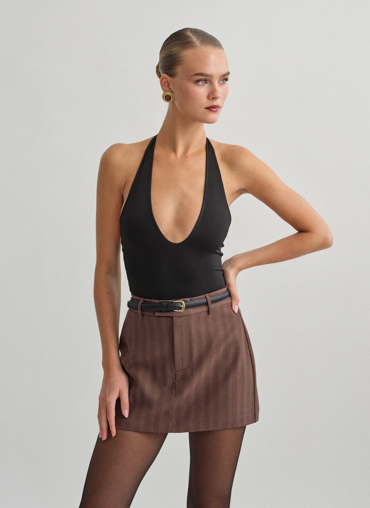 Skort with stripes-6