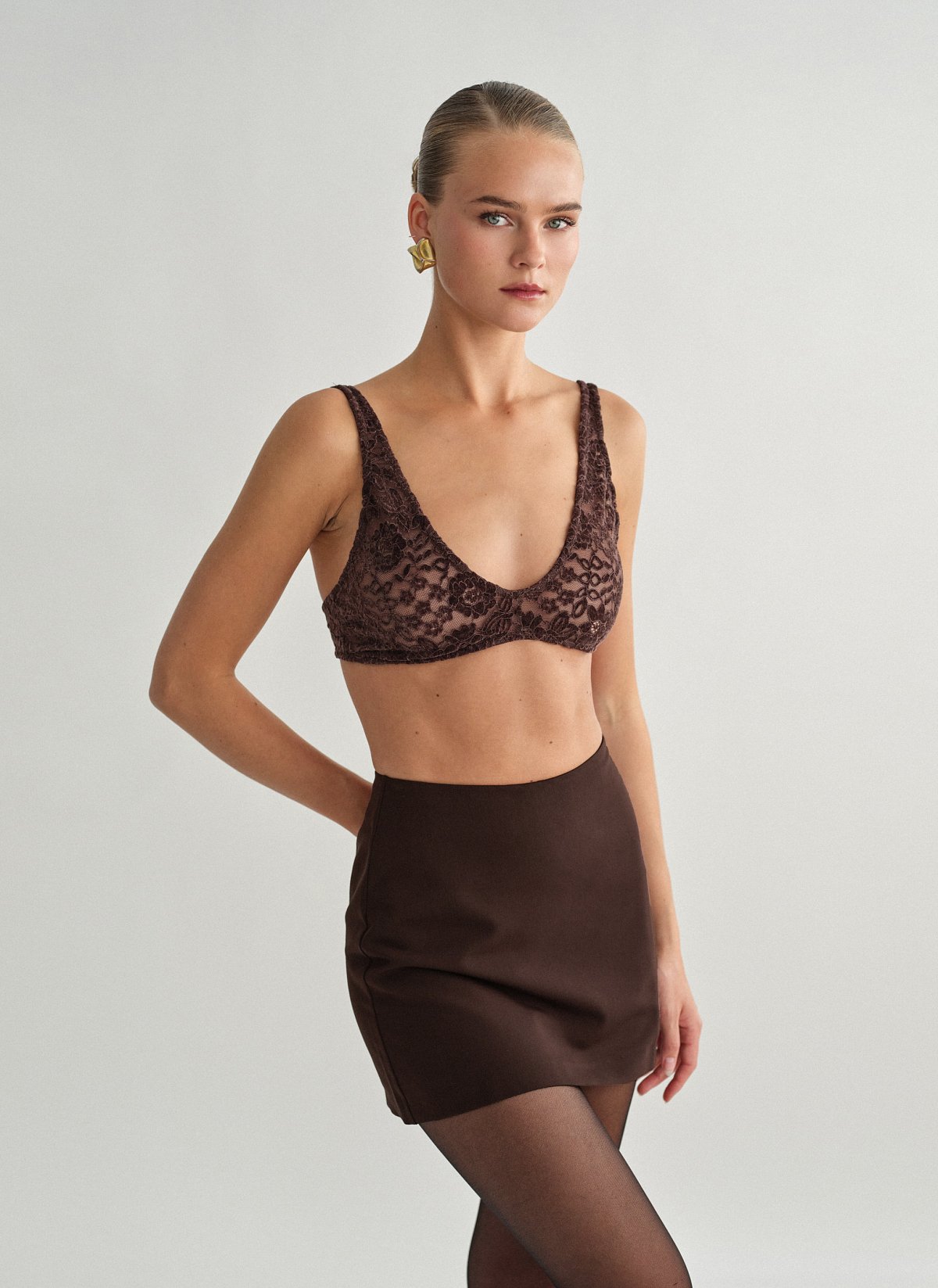 Γυναικείο bralette με δαντέλα