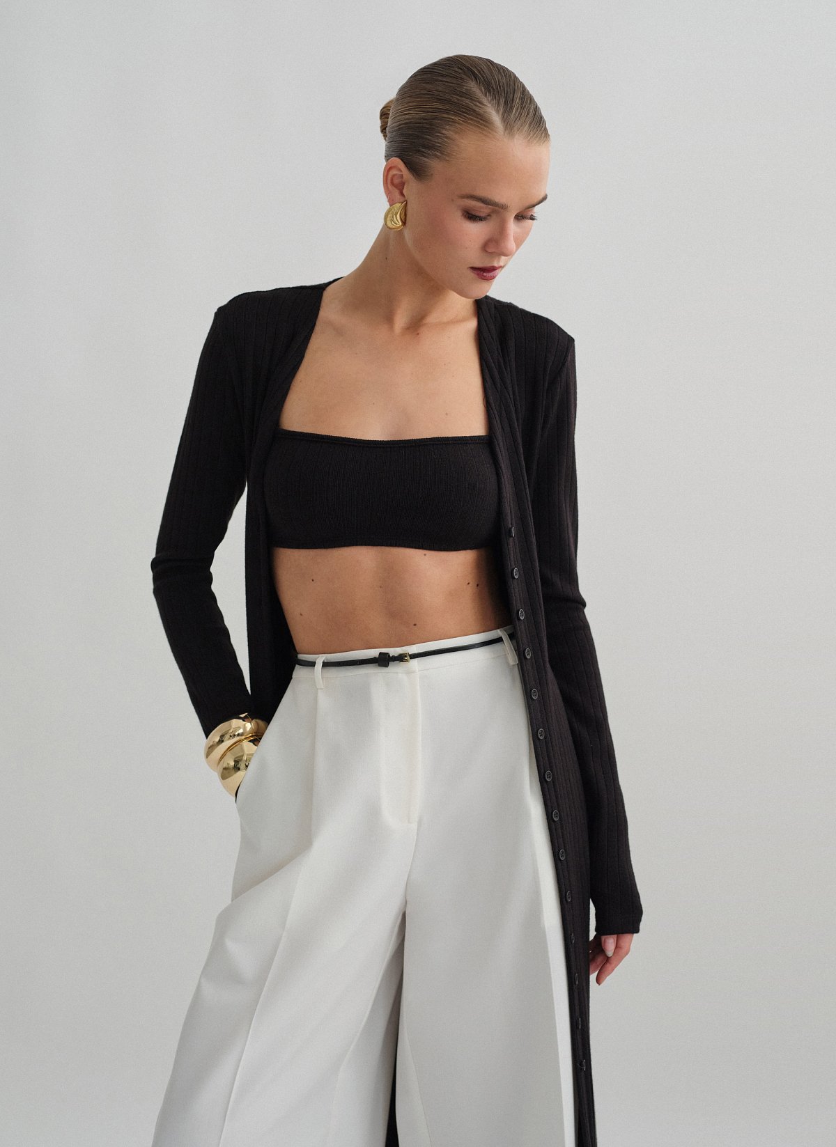 Πλεκτό ριπ crop τοπ-14