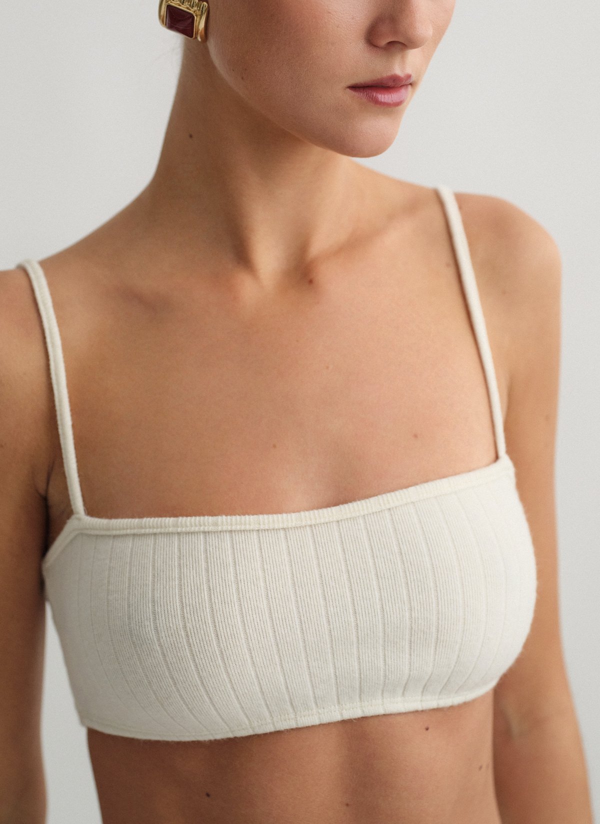 Πλεκτό ριπ crop τοπ-9