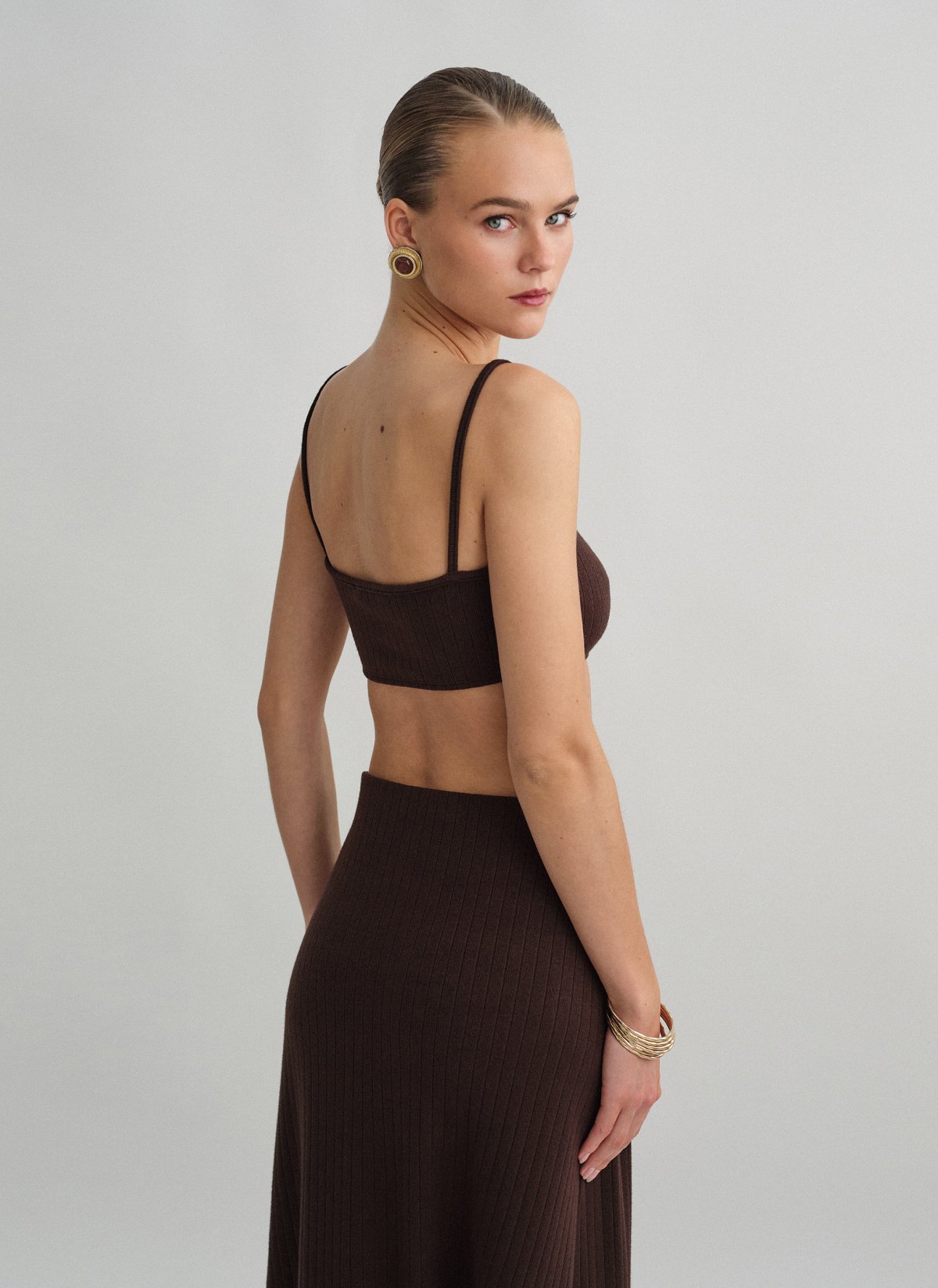 Πλεκτό ριπ crop τοπ-4