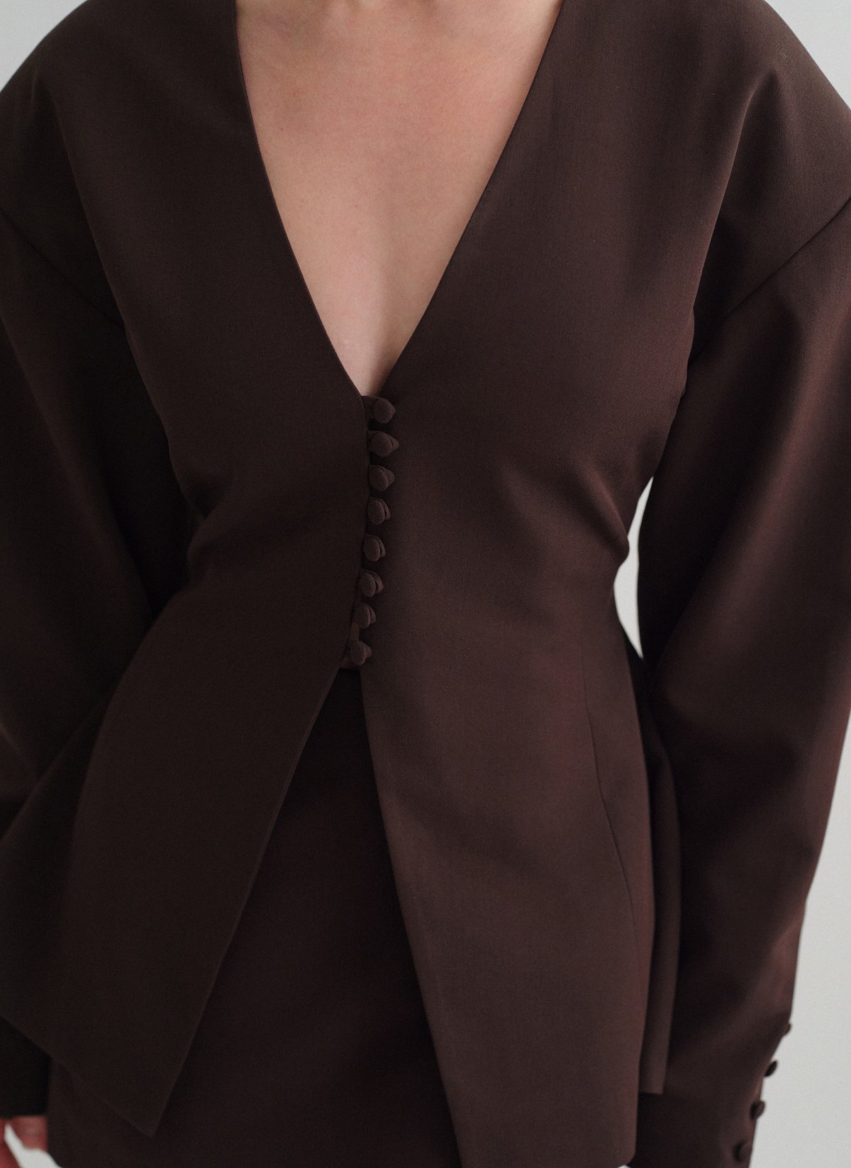 Fitted blazer with buttons-5