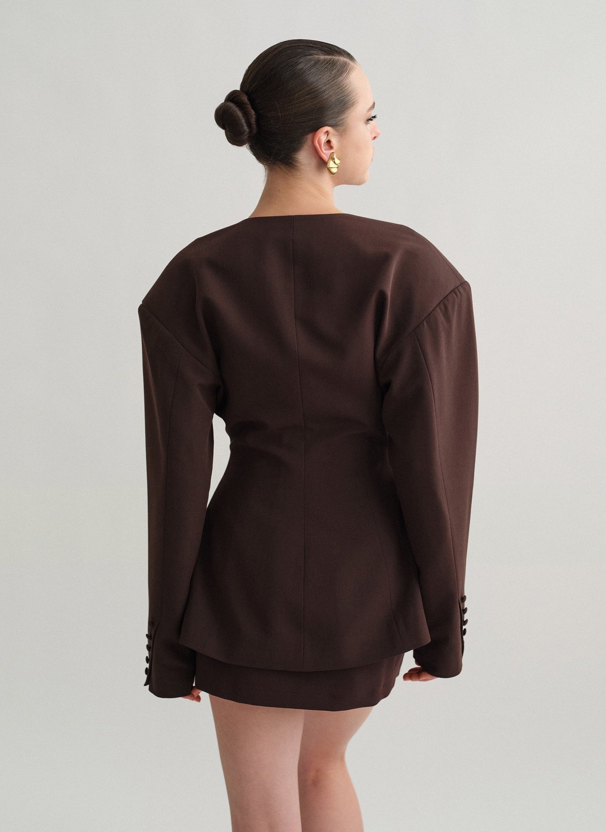 Fitted blazer with buttons-6