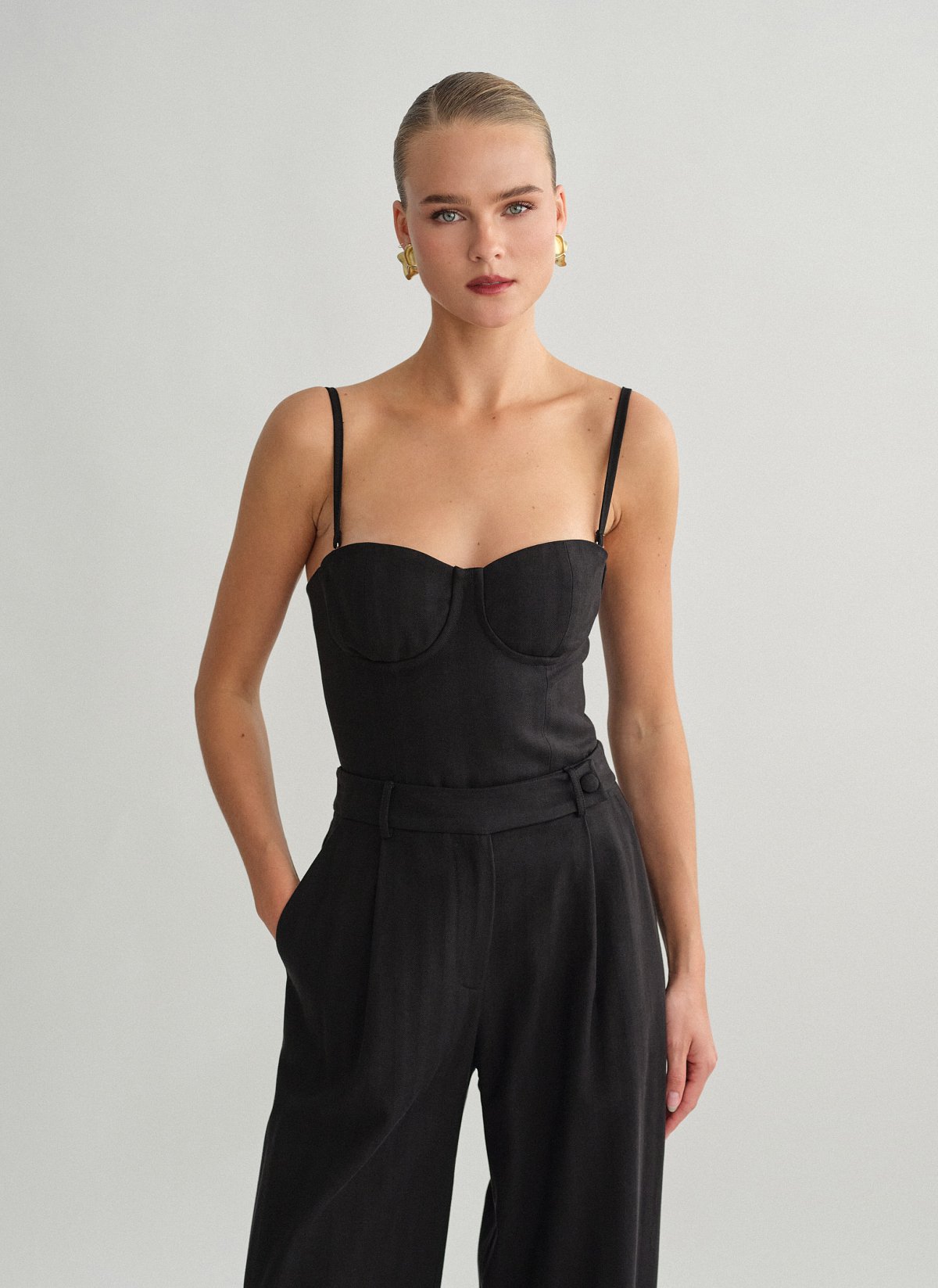 Corset top with stripes-14