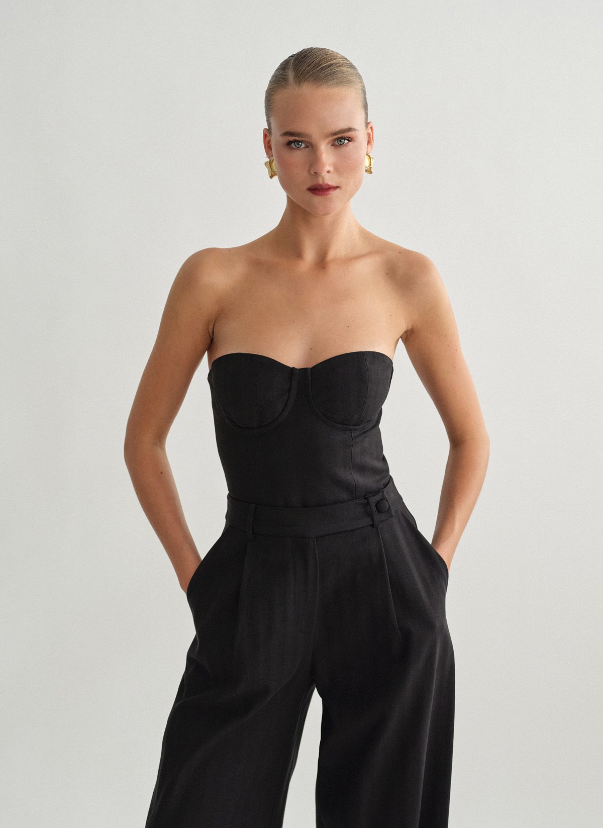 Corset top with stripes-15