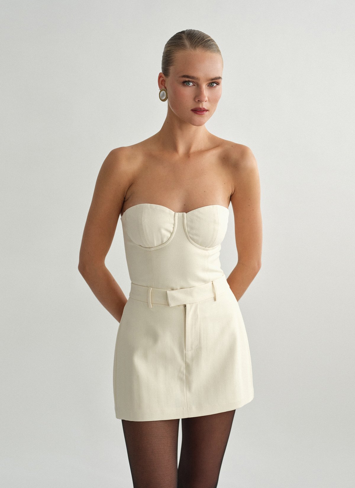 Corset top with stripes-4