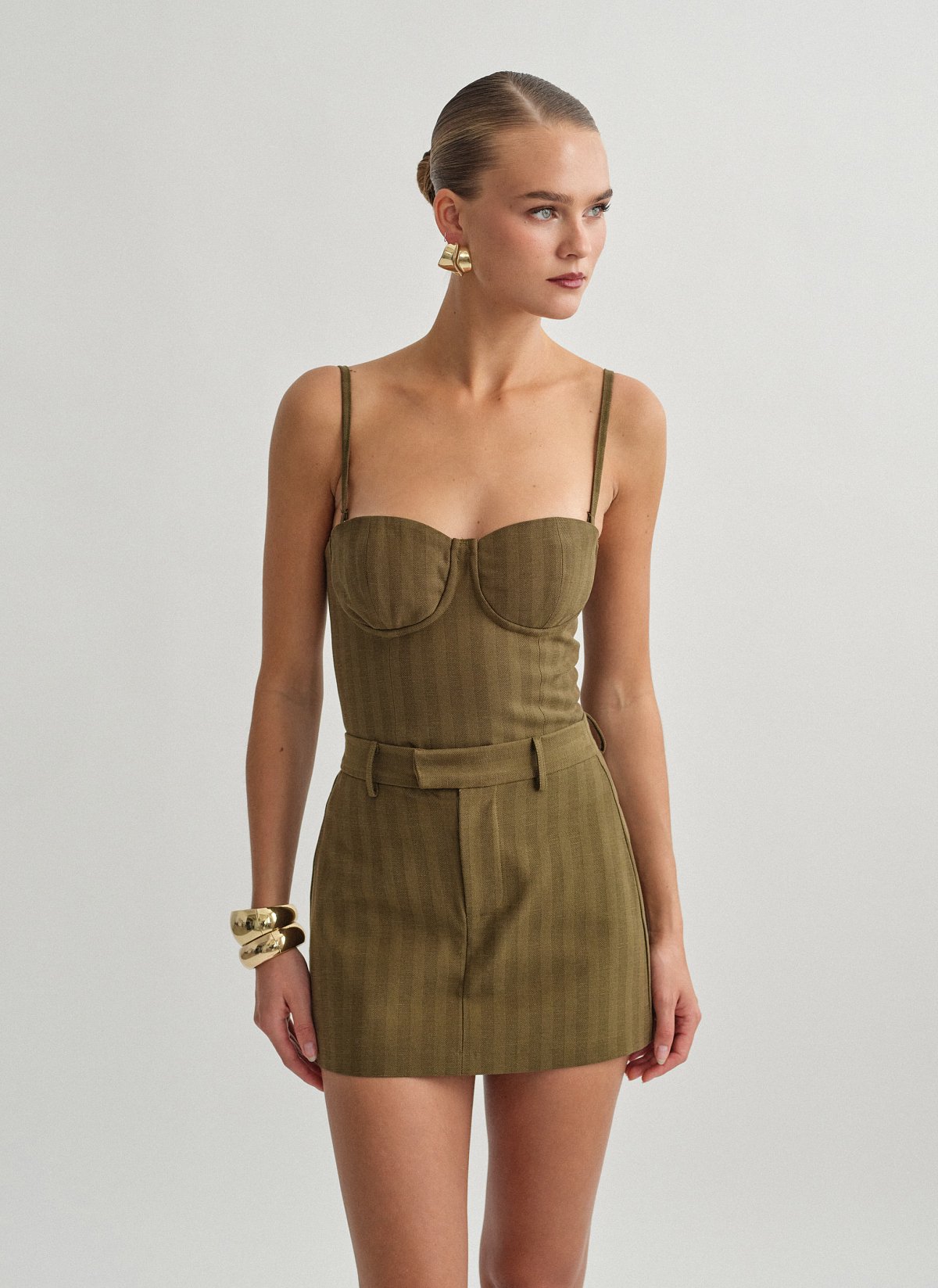 Corset top with stripes-17