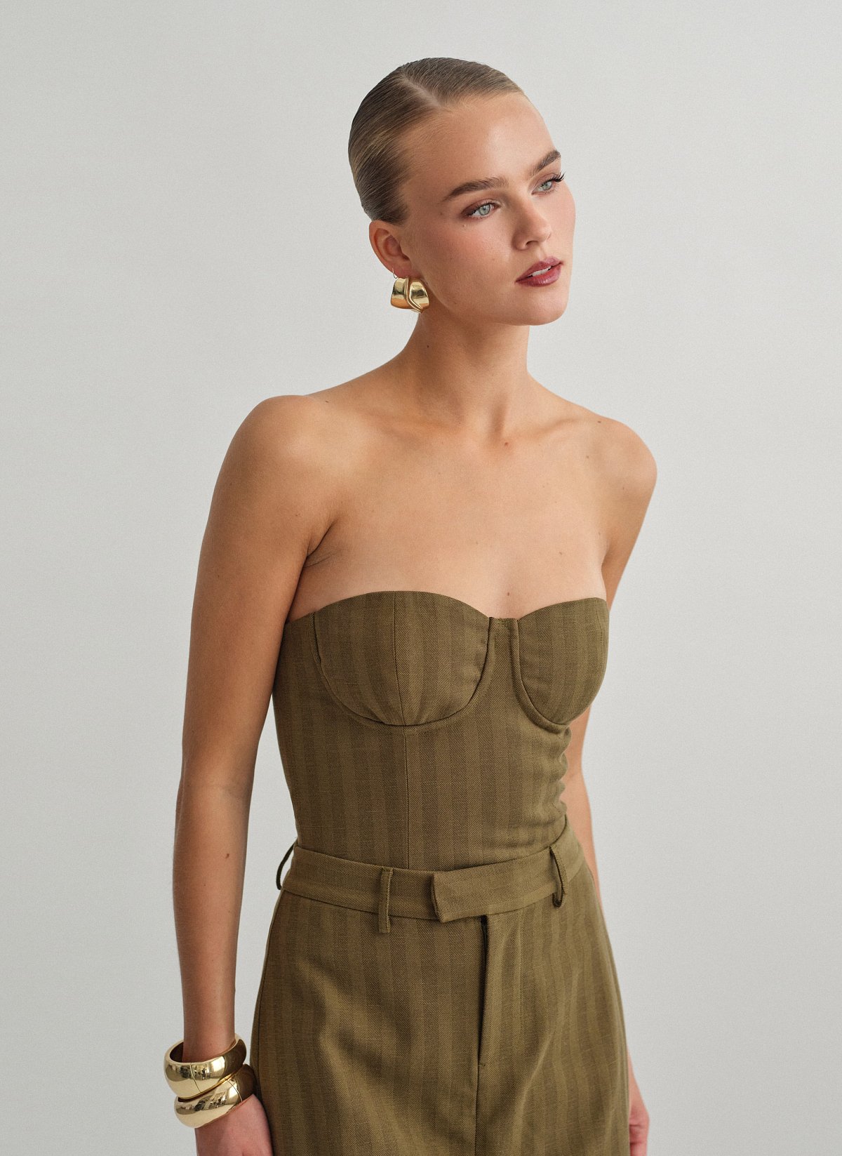 Corset top with stripes-18