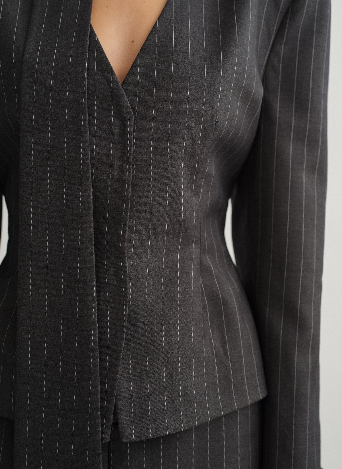 Fitted striped blazer-7