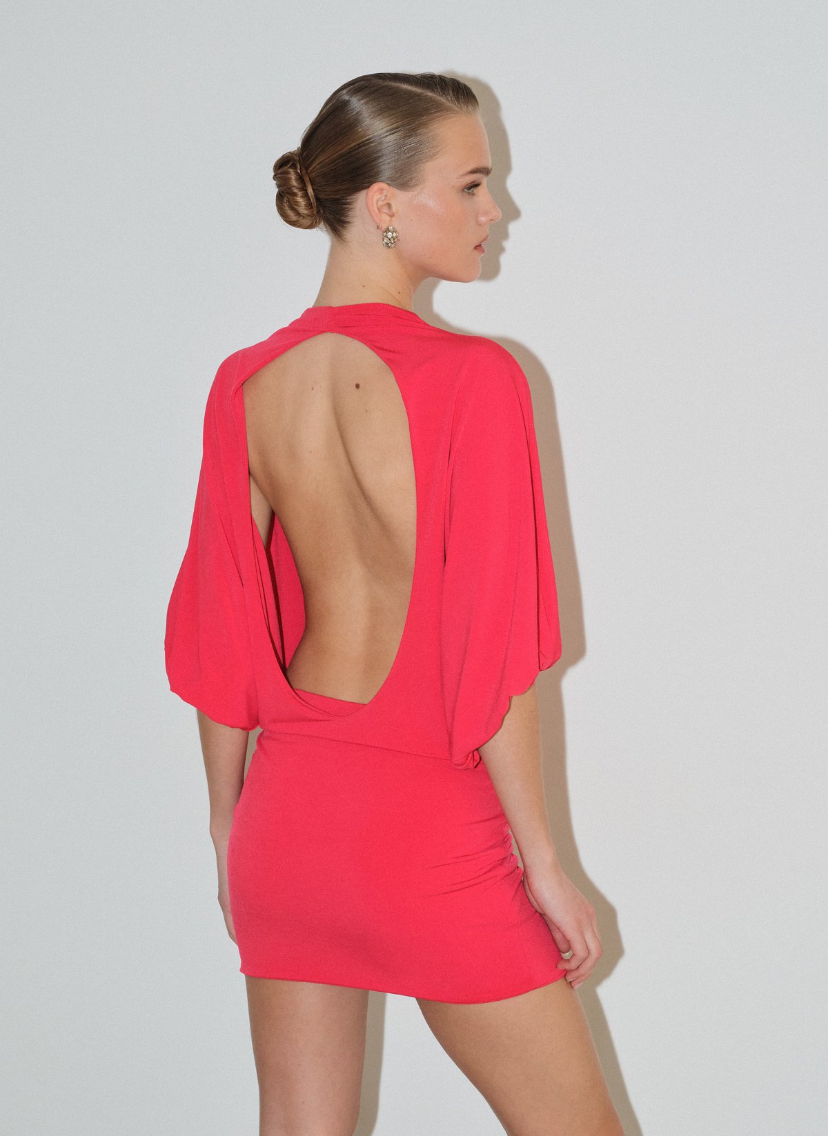 Openback mini dress-9