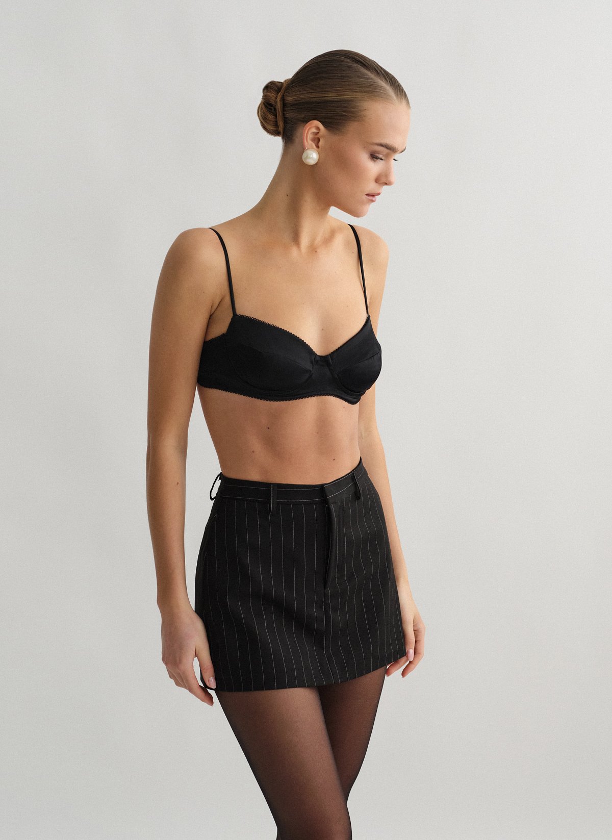 Γυναικεία ριγέ παντελονόφουστα