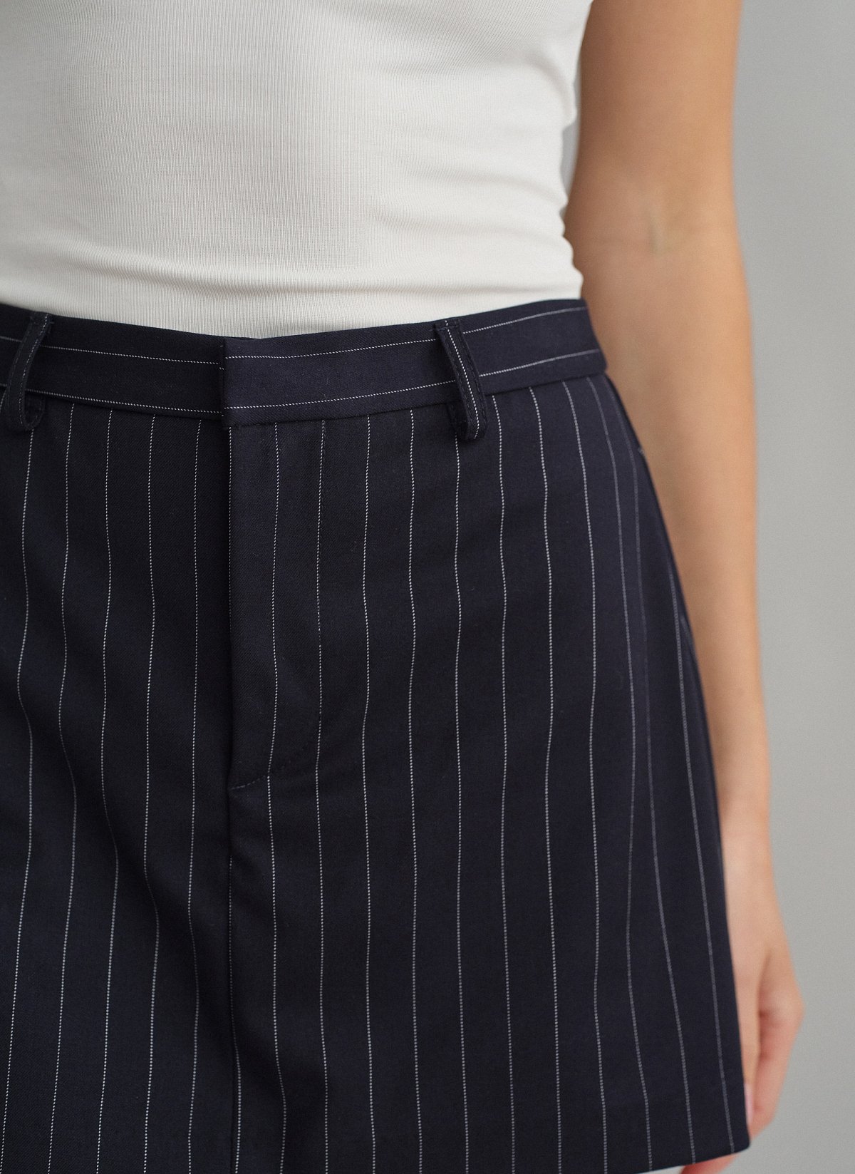 Γυναικεία ριγέ παντελονόφουστα