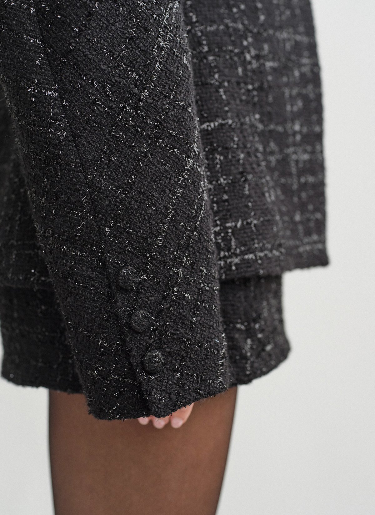 Μεσάτο μπλέιζερ με ύφανση-7