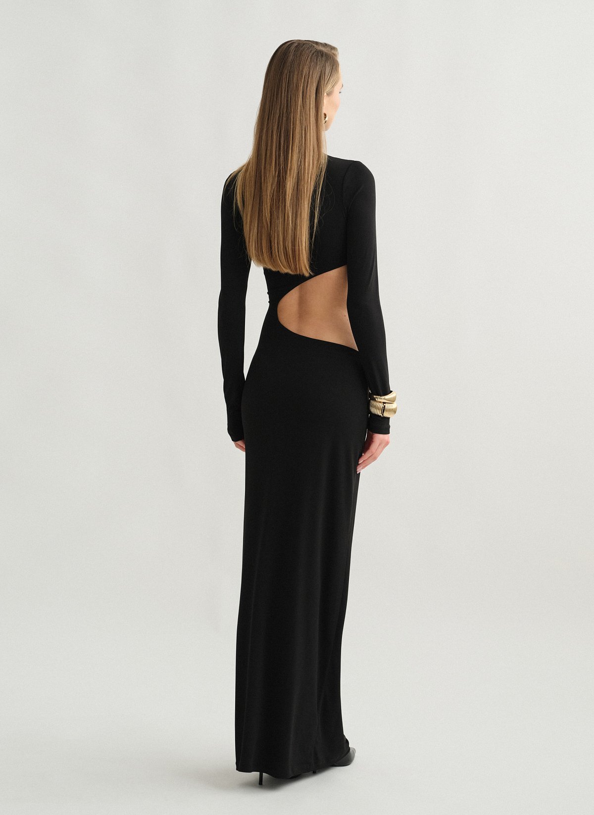 Cut-out maxi dress-6